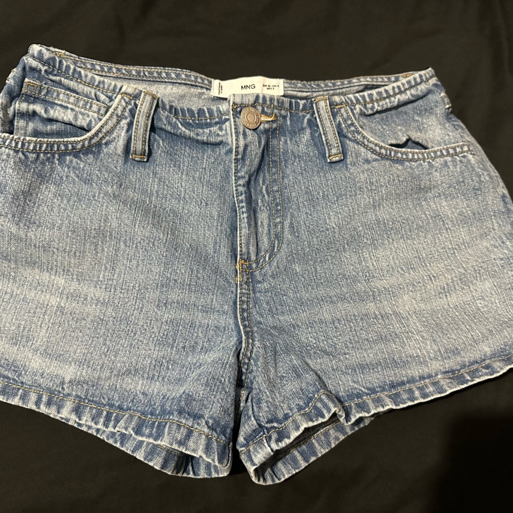Mango low rise denim shorts - Picture 4 of 9